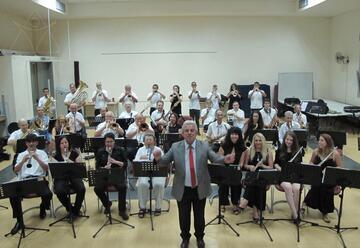 תזמורת כלי נשיפה רחובות עם נתי גייל ונועם לנין