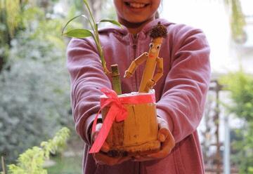 סדנה להכנת עציץ אישי מבמבוק